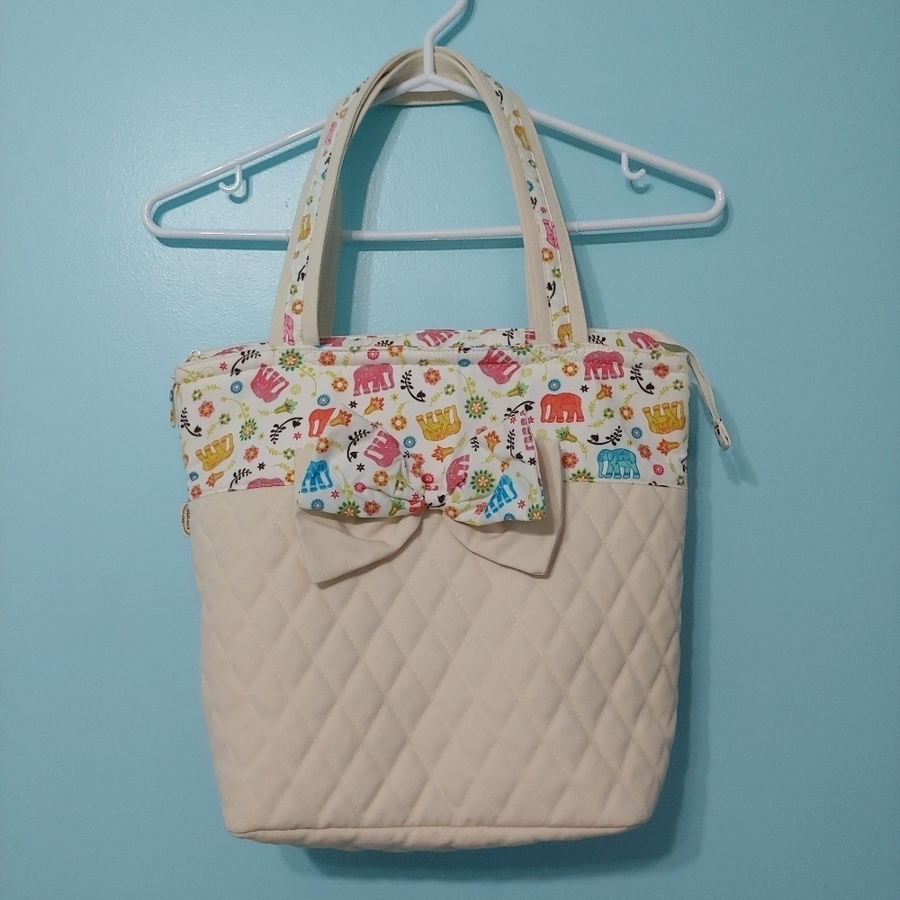 NaRaYa Quilted Shopper Tote